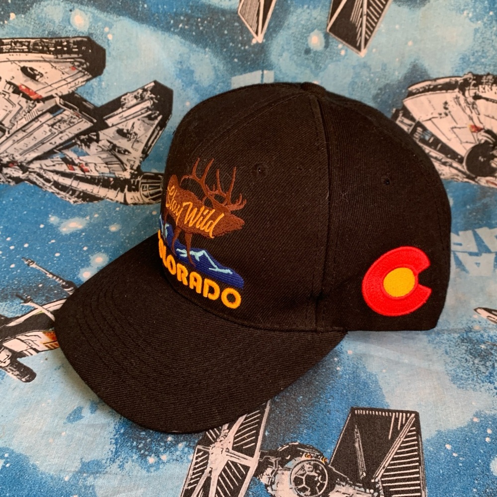 Colorado Embroidered Elk Hat Hiking Hunting Fishing Adjustable Men’s size